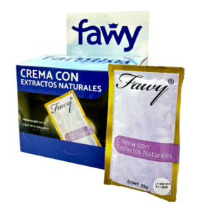 CAJA SACHET CREMA CON EXTRACTOS NATURALES X 20 GR 24 UNIDADES