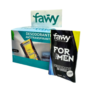 CAJA SACHET DESODORANTE EN CREMA PARA HOMBRE X 20 GR 24 UNIDADES