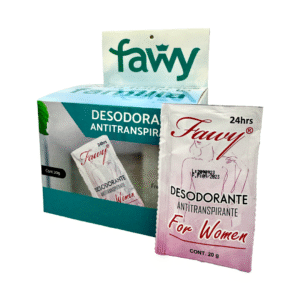 CAJA SACHET DESODORANTE EN CREMA PARA MUJER X 20 GR 24 UNIDADES
