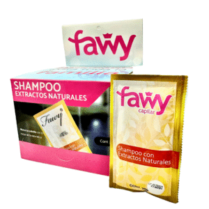 CAJA SACHET SHAMPOO CON EXTRACTOS NATURALEZ X 20 GR 24 UNIDADES